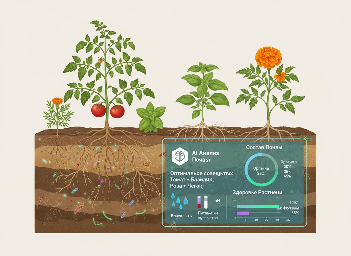 AI анализ почвы